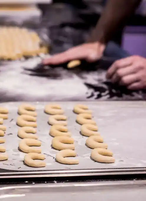 Vanillekipferl in der Formfindung